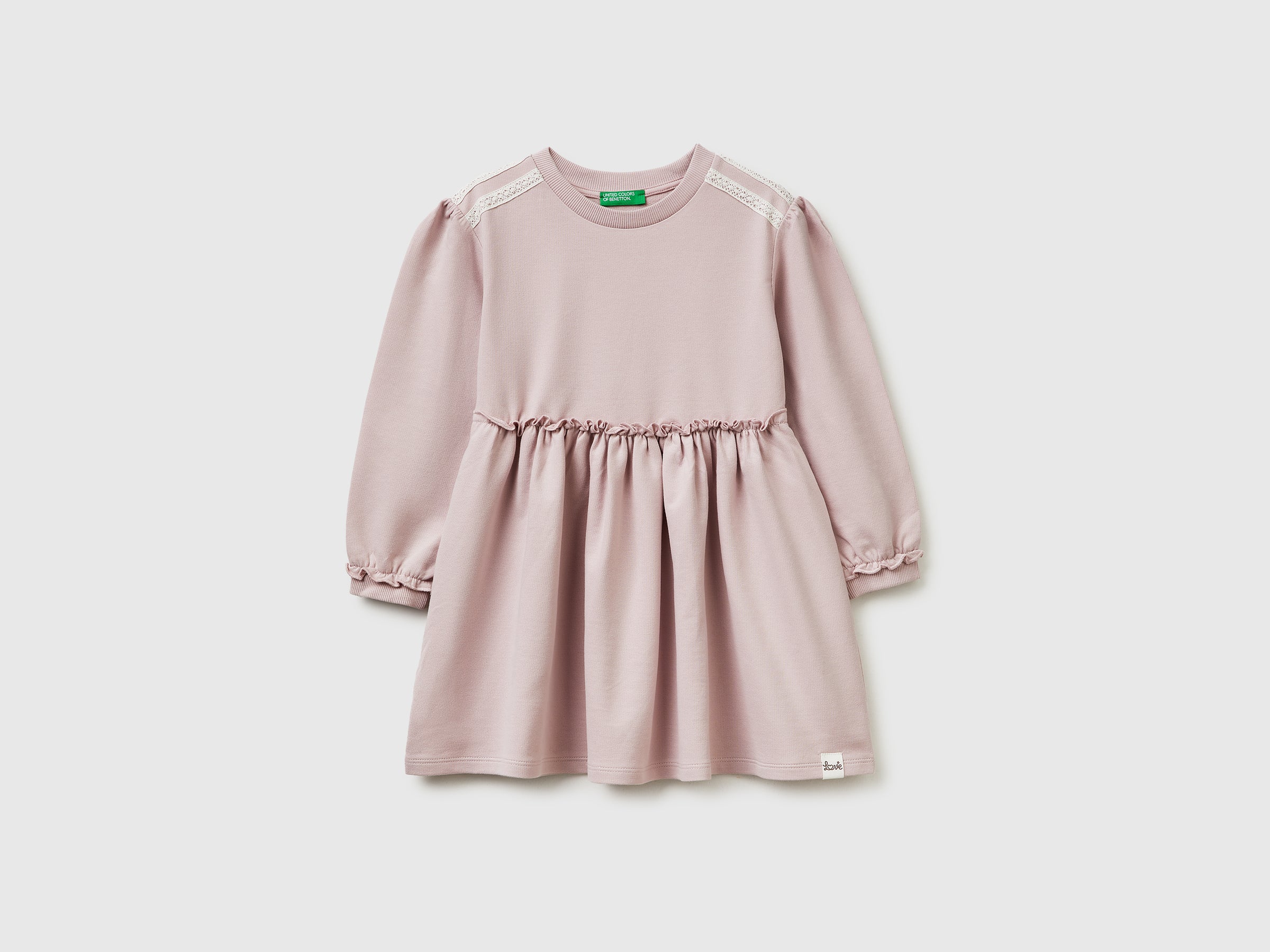 Sweatshirt dress with lace - ucb_image_FS