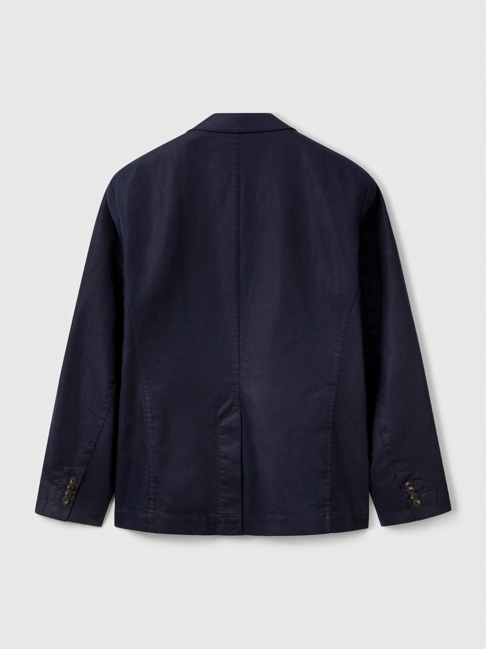 Blazer slim fit em mistura de viscose elástica. - ucb_image_BS
