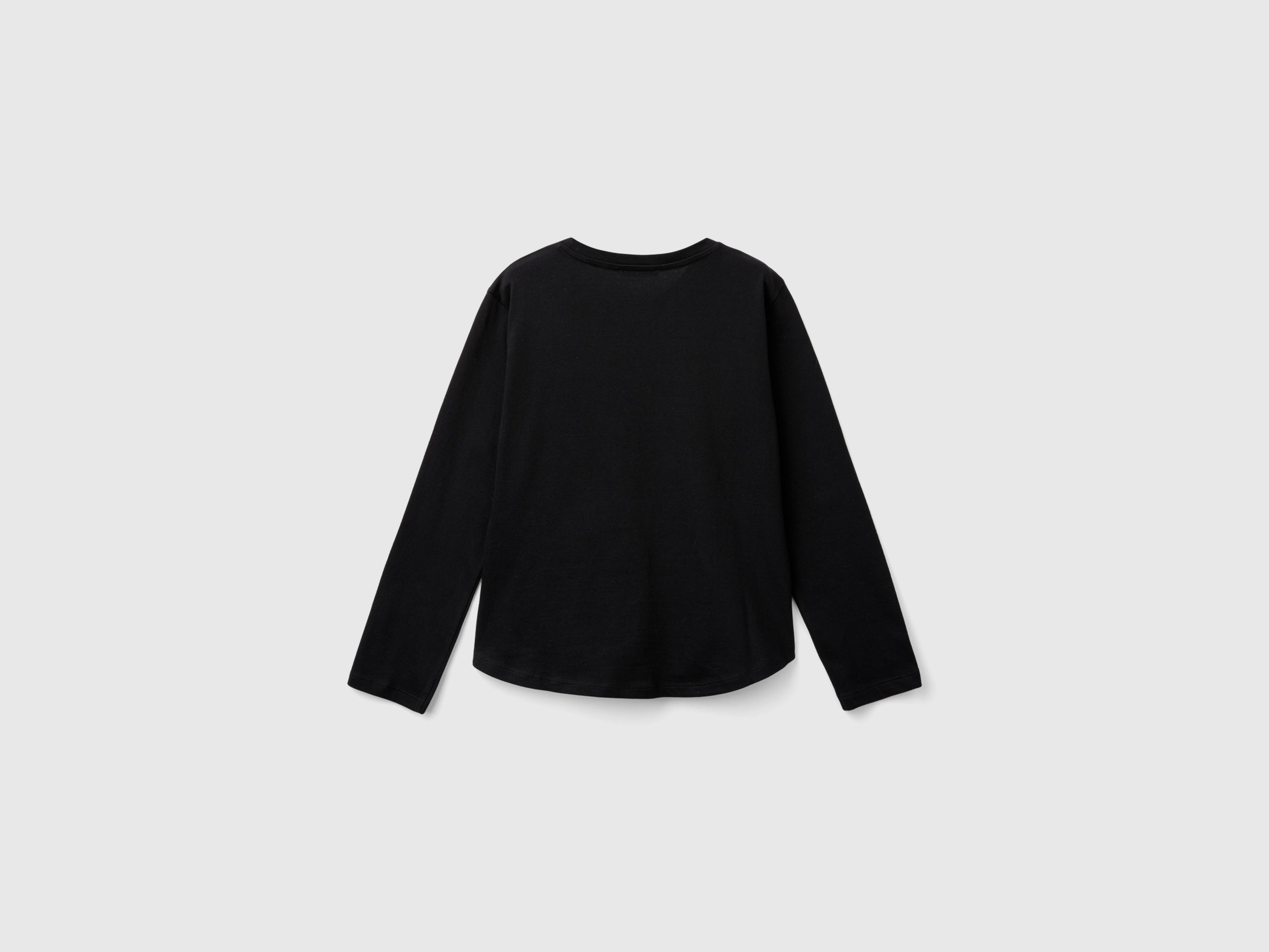 T-shirt com lantejoulas em algodão orgânico - ucb_image_BS