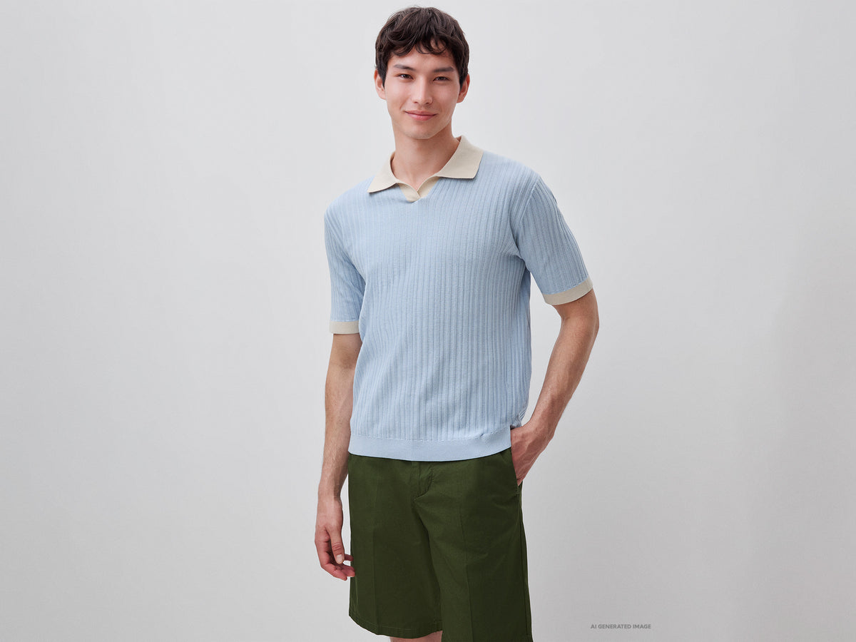 Polo de malha canelada - ucb_image_F