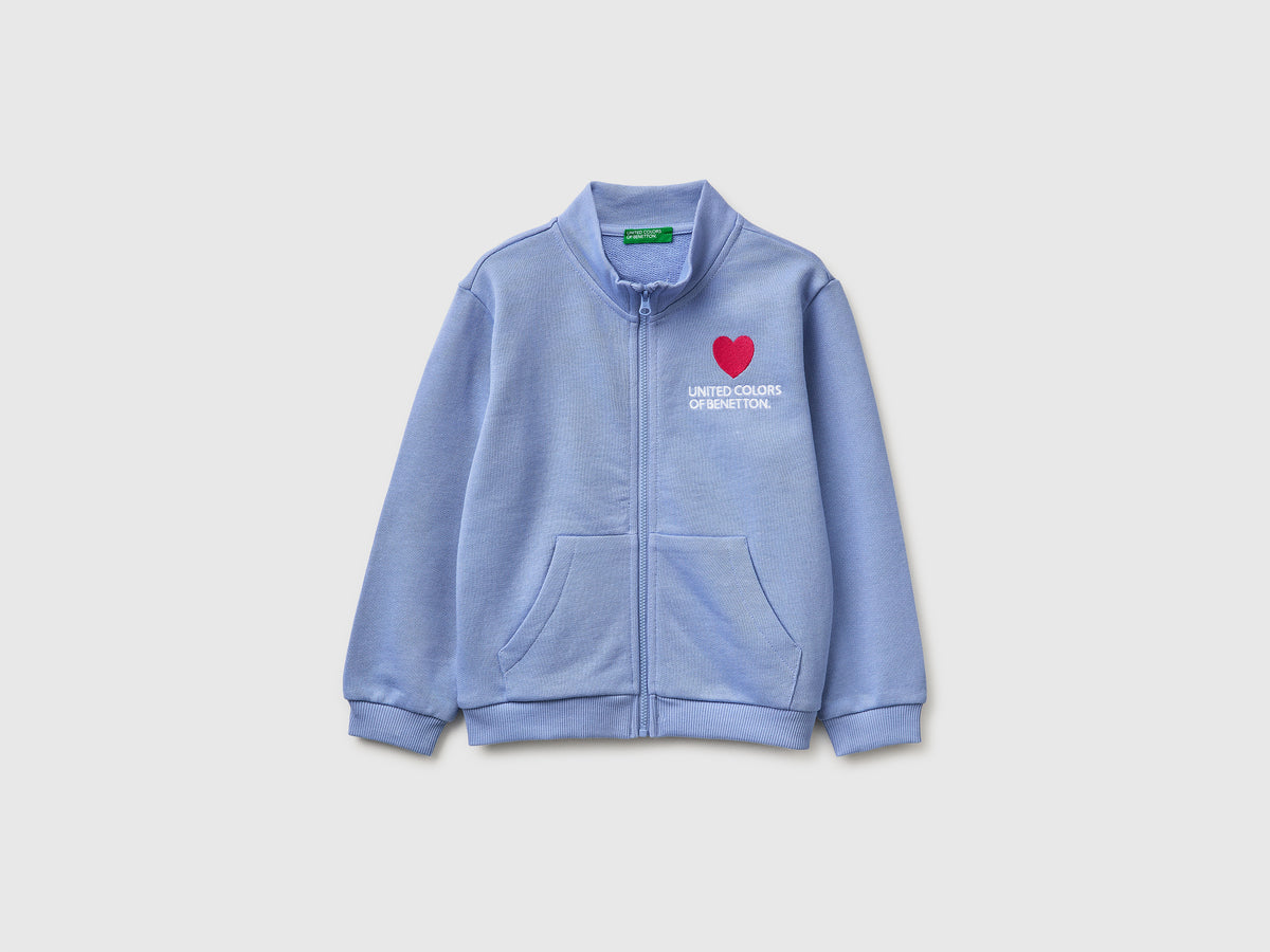 Zip-up sweatshirt with print - ucb_image_FS