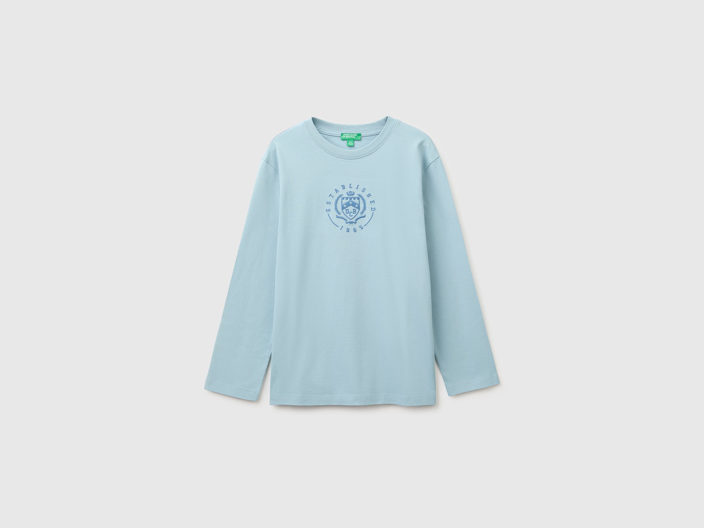 T-shirt com estampa e bordado - ucb_image_FS