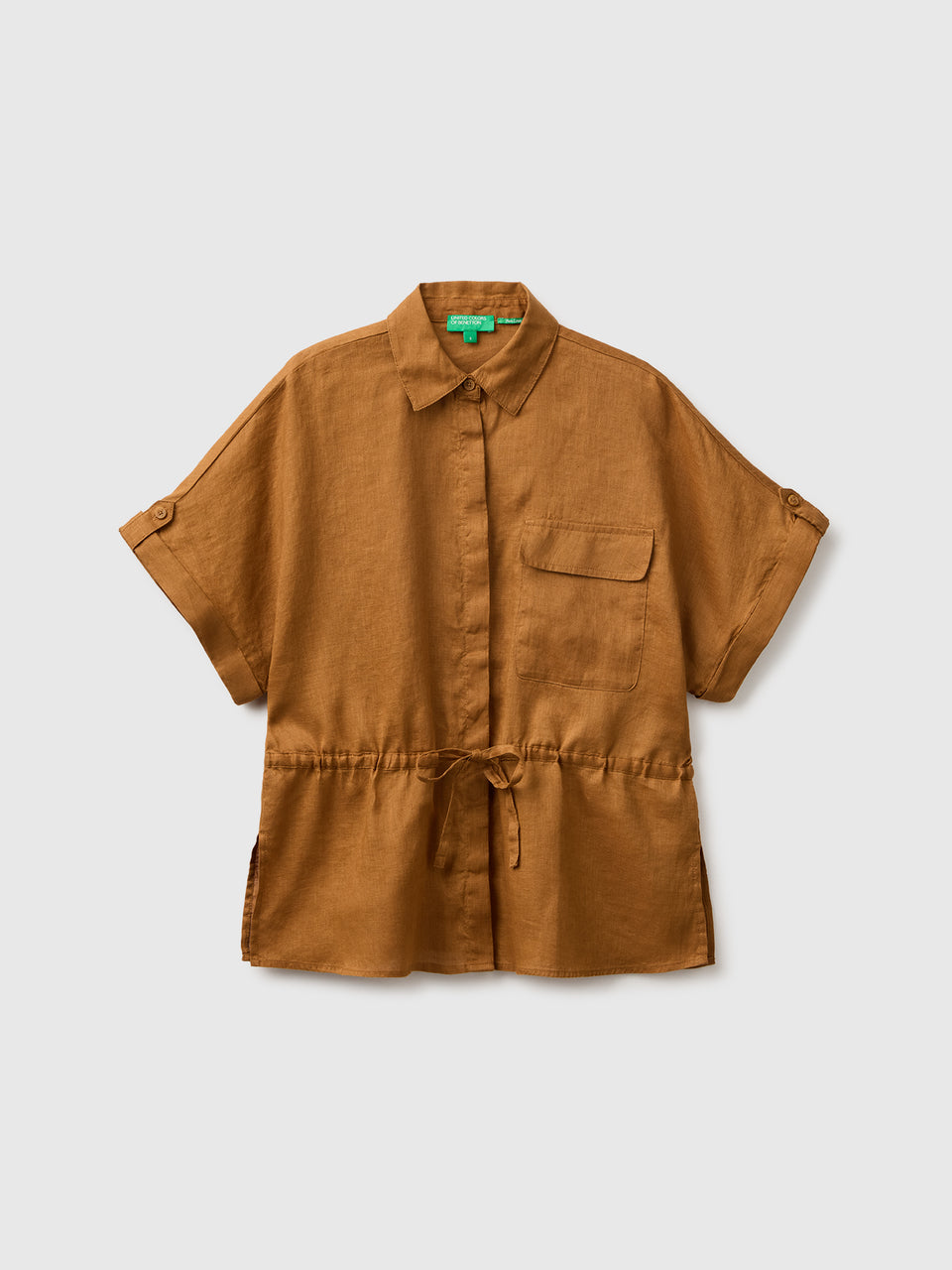 Camisa sahariana em linho puro - ucb_image_FS