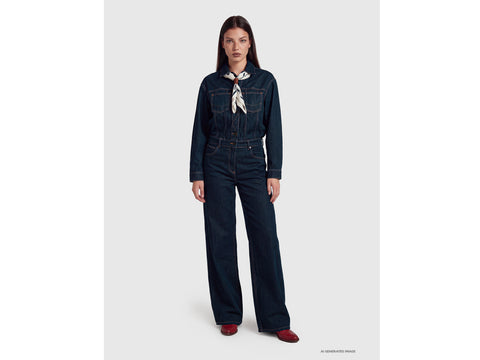 Macacão de jeans wide fit lavagem rinse - ucb_image_F