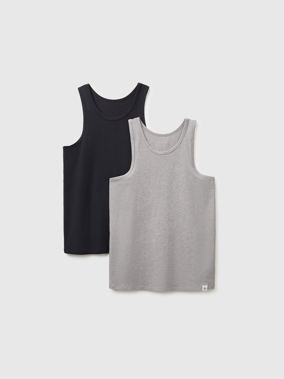 Duas t-shirts sem mangas interiores em algodão stretch - ucb_image_FS