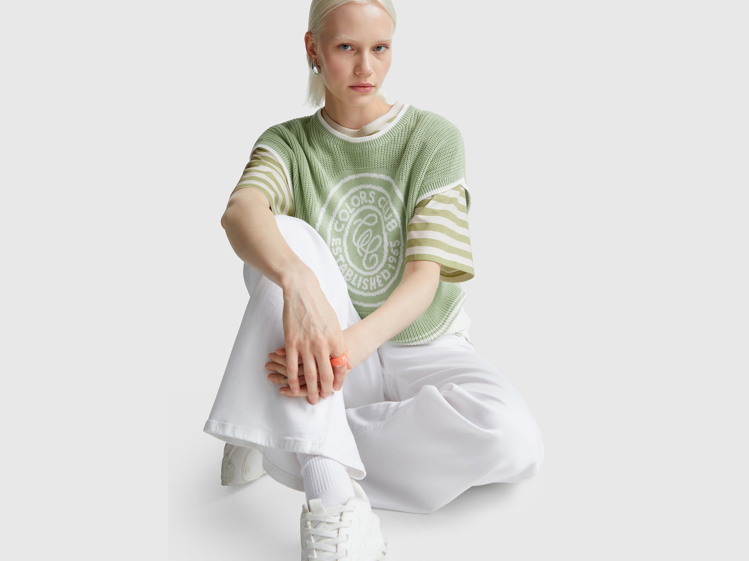 T-shirt às riscas over fit - ucb_image_FY