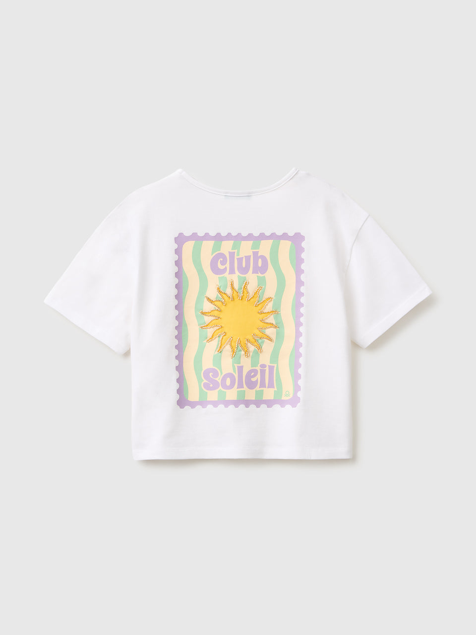 T-shirt with print and beads - ucb_image_BS