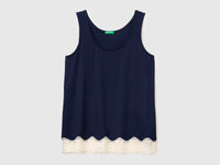 Flowing tank top with lace at the bottom - ucb_image_FS