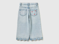 Jeans with cherry embroidery - ucb_image_BS