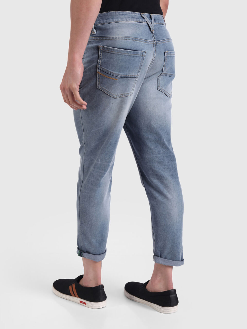 Cropped fit jeans image number null