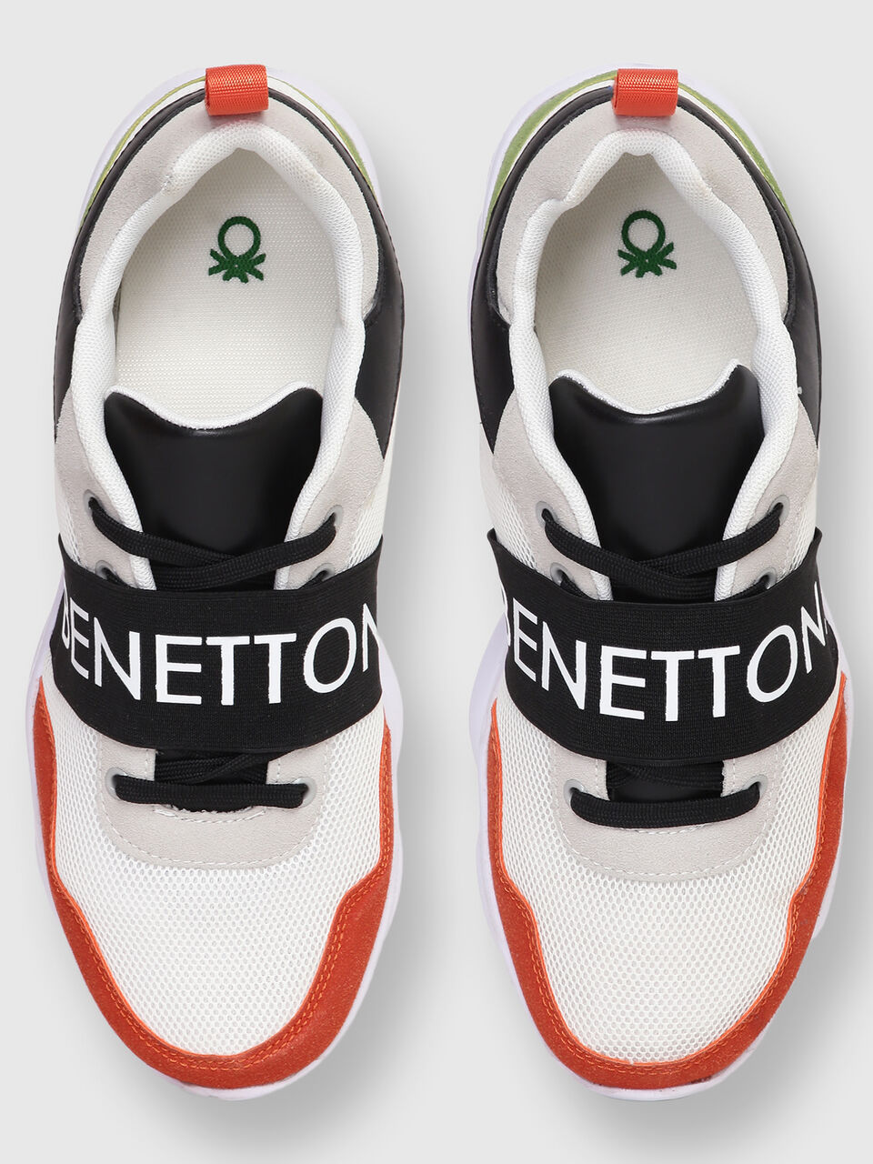 PU Mesh Sneaker With Elastic image number null