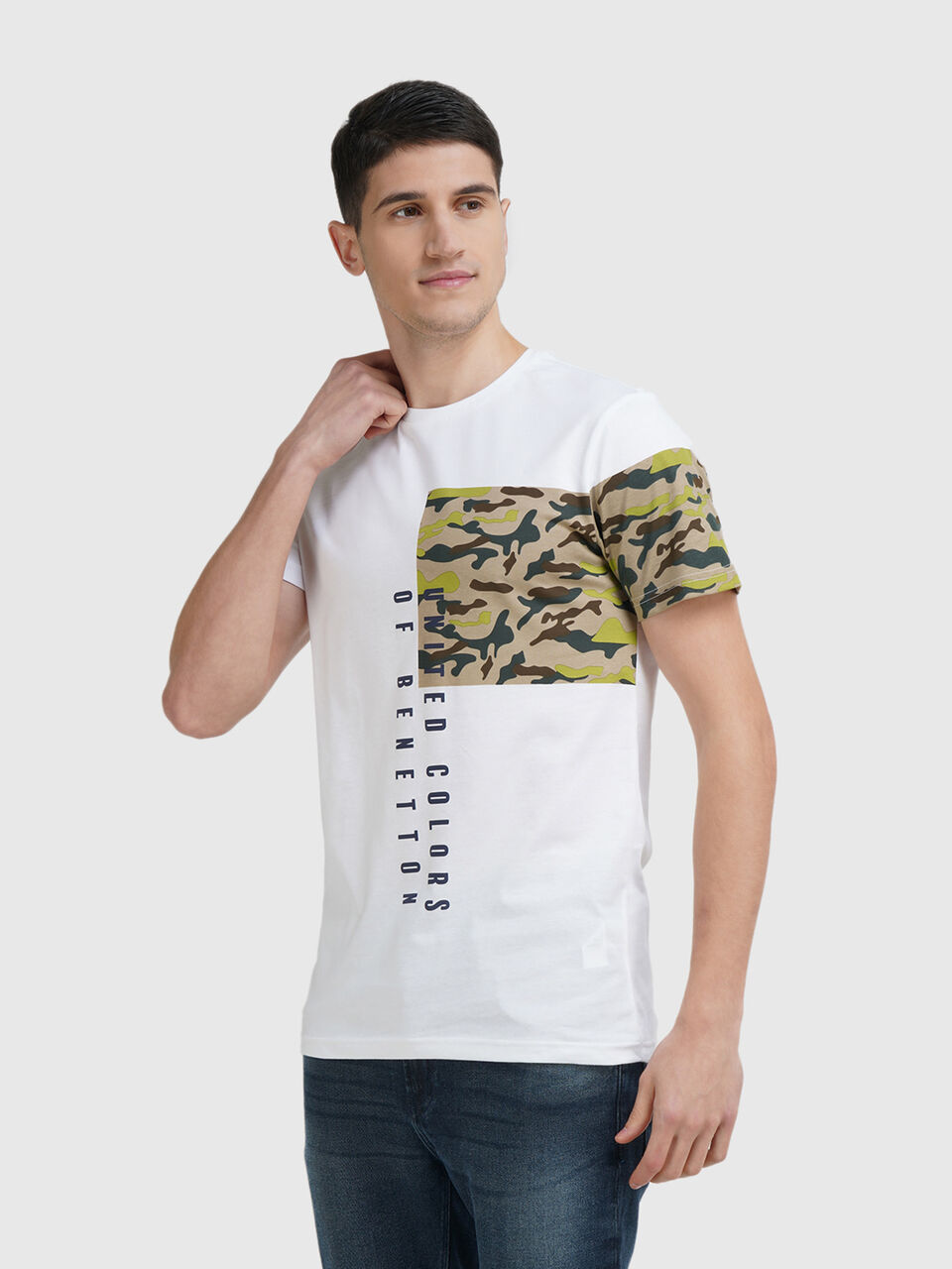 Short Sleeve Printed Round Neck T-Shirt image number null