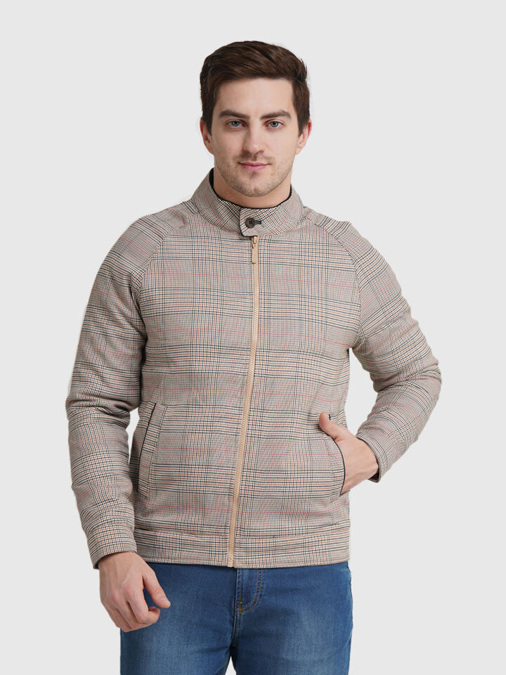 Houndstooth Check Bomber