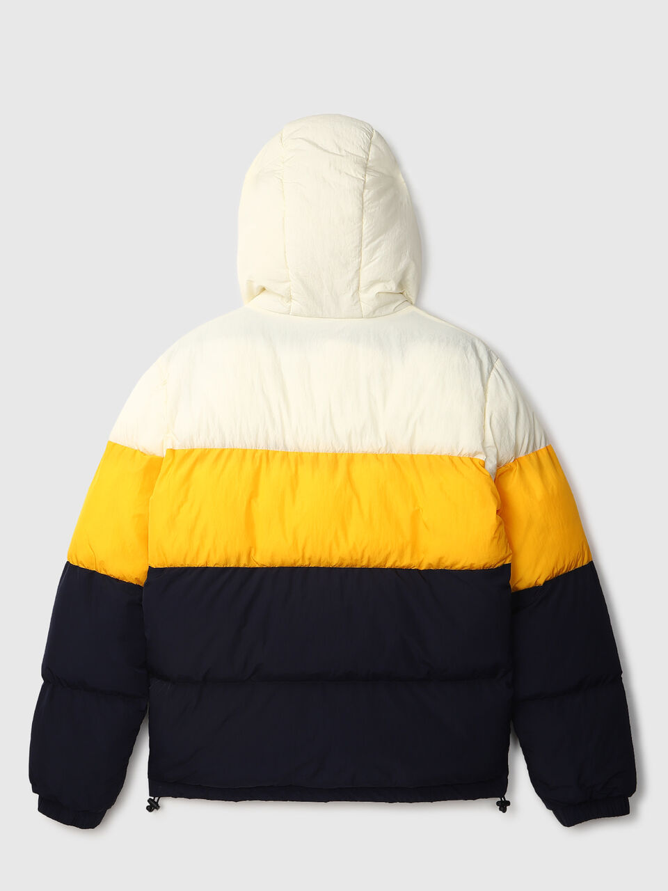 COLOR BLOCK HEAVY PUFFER JACKET image number null