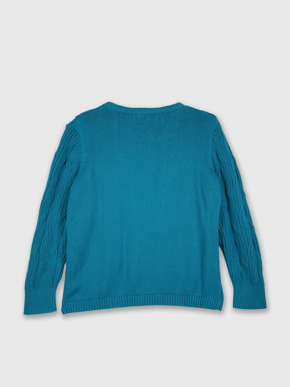 Full Sleeve Geometric Cable Structure Tricot image number null