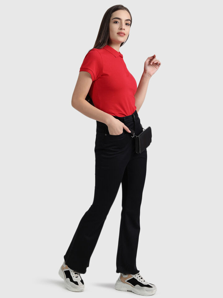 Cotton Bootleg Jeans