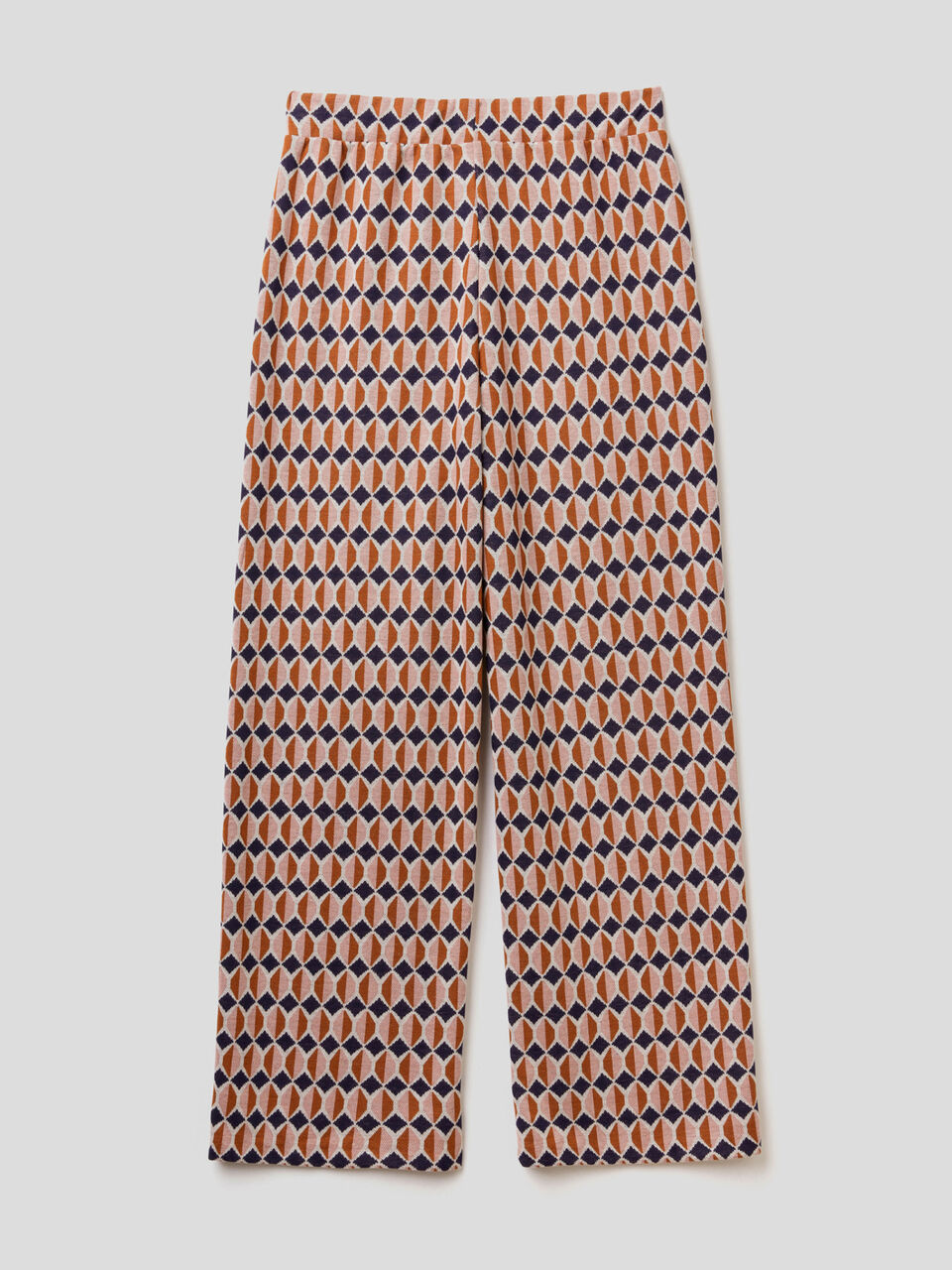 EASY PULL ON AOP KNIT TROUSERS image number null