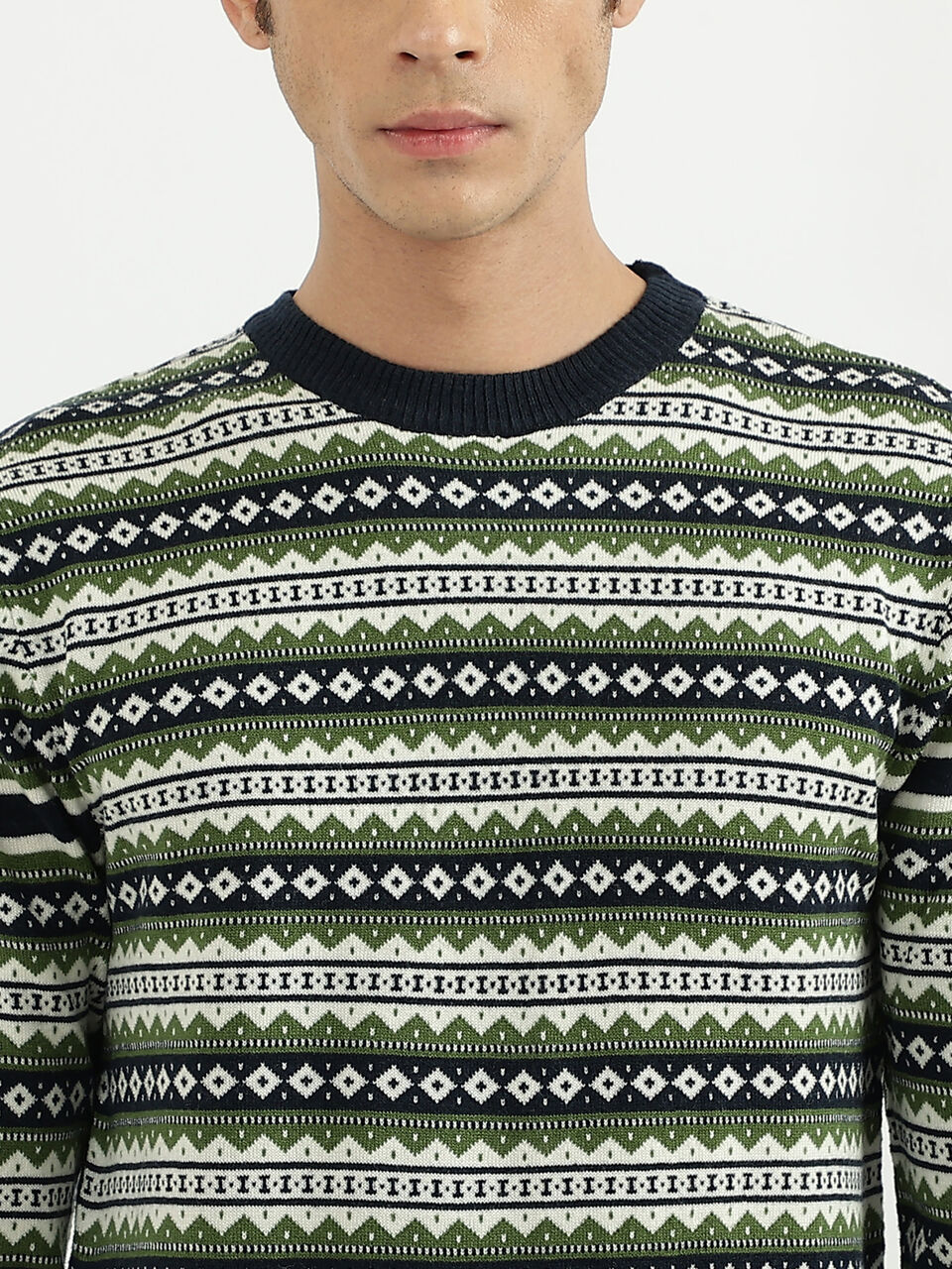 ACROWOOL FAIR ISLE SWEATER image number null