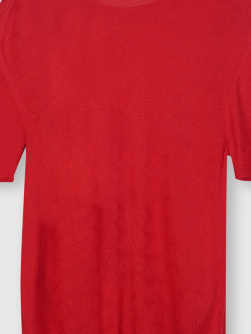 Viscose Textured Scoop Neck Solid Top image number null