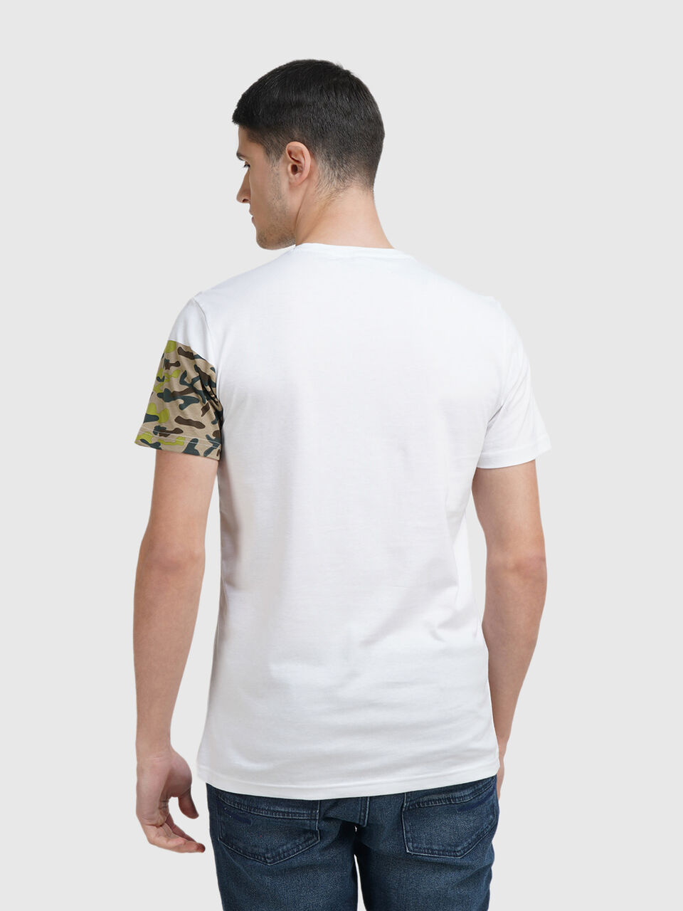 Short Sleeve Printed Round Neck T-Shirt image number null