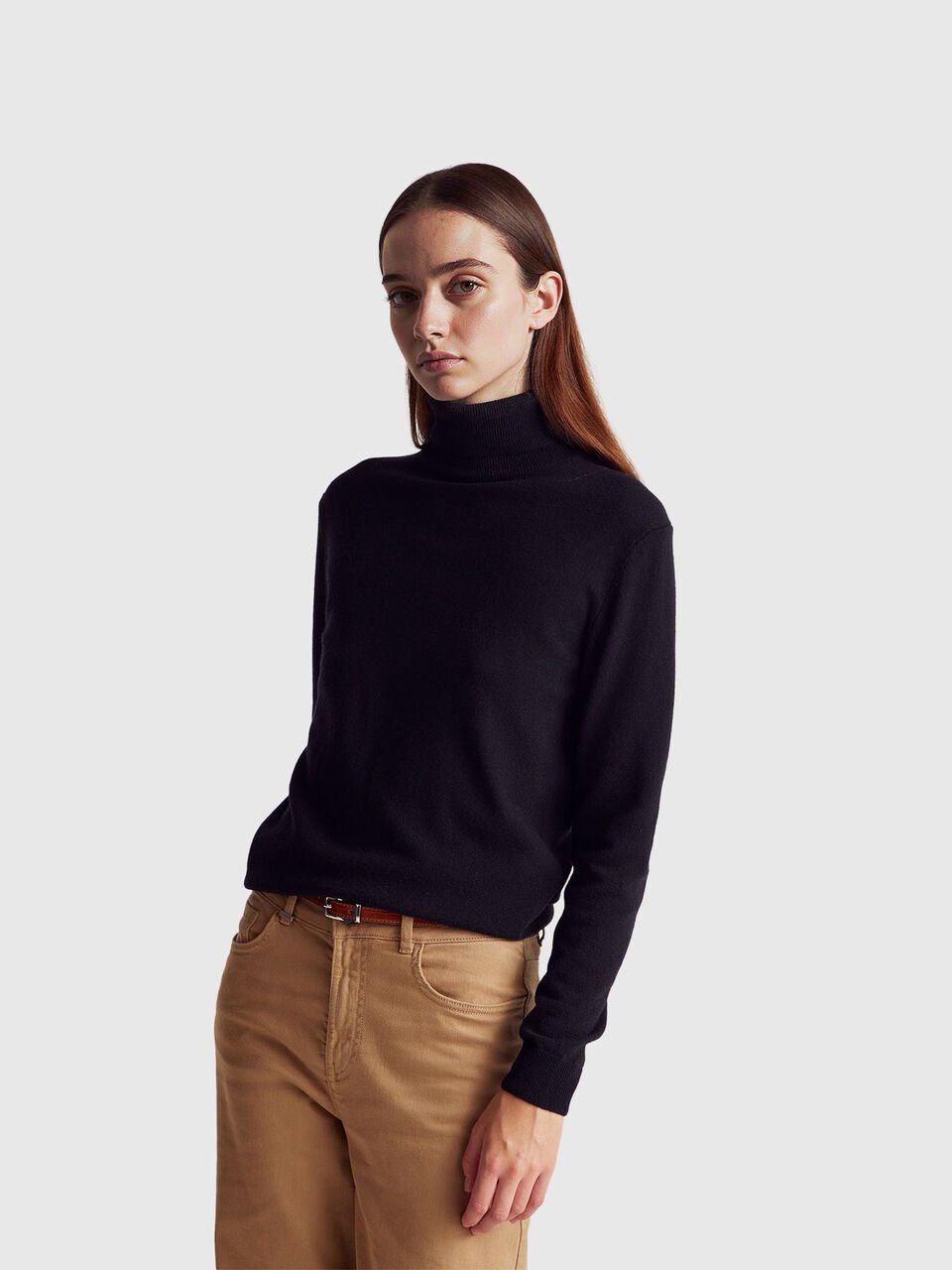 TURTLE NECK SWEATER Women image number null