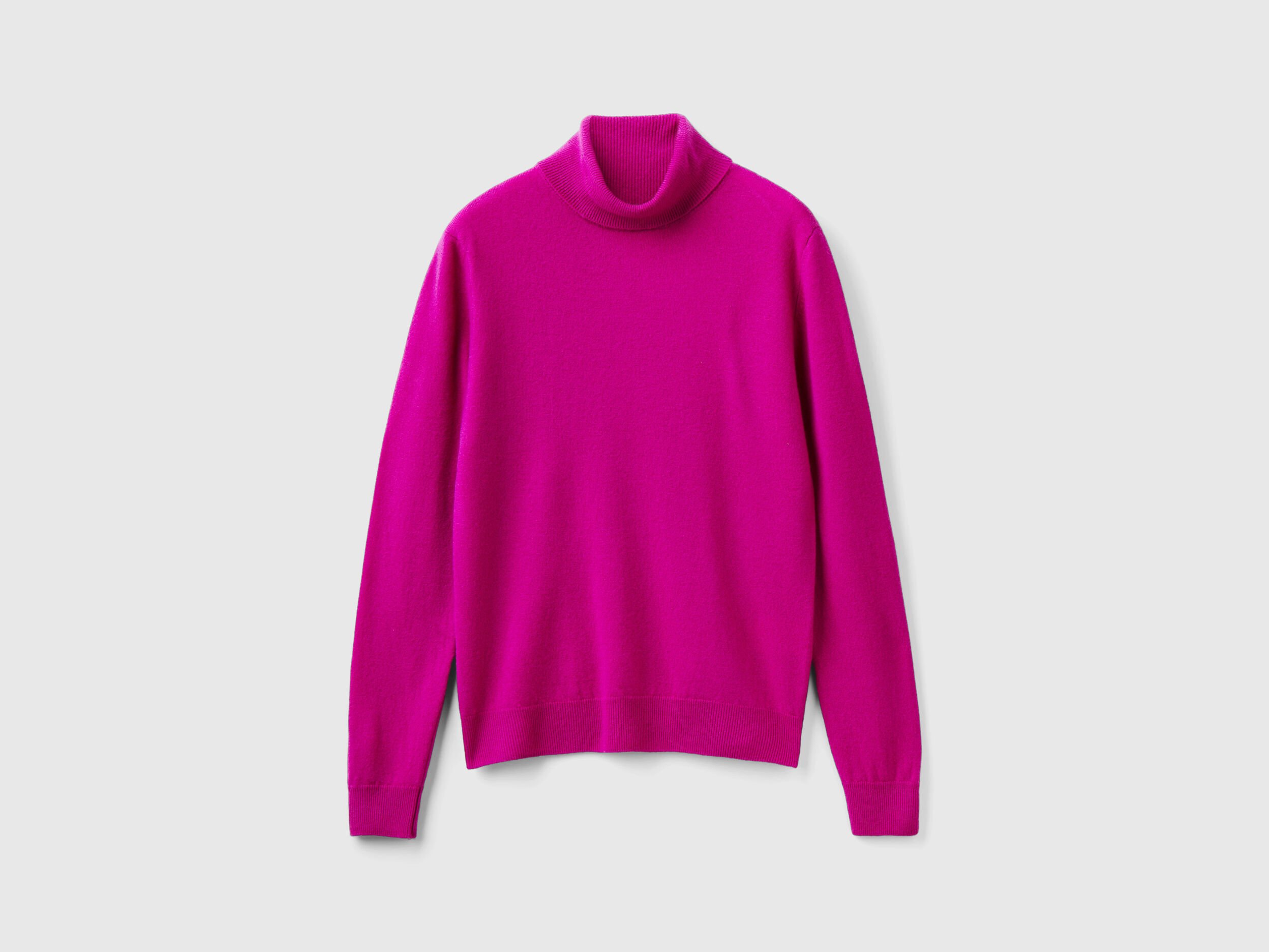 Magenta turtleneck sweater online