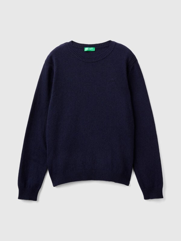 Sweater in cashmere and wool blend Junior Boy