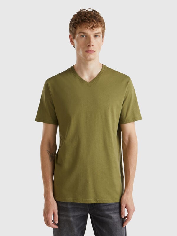 T-shirt in long fiber cotton Men