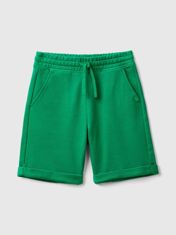 Bermudas in pure cotton sweat Junior Boy