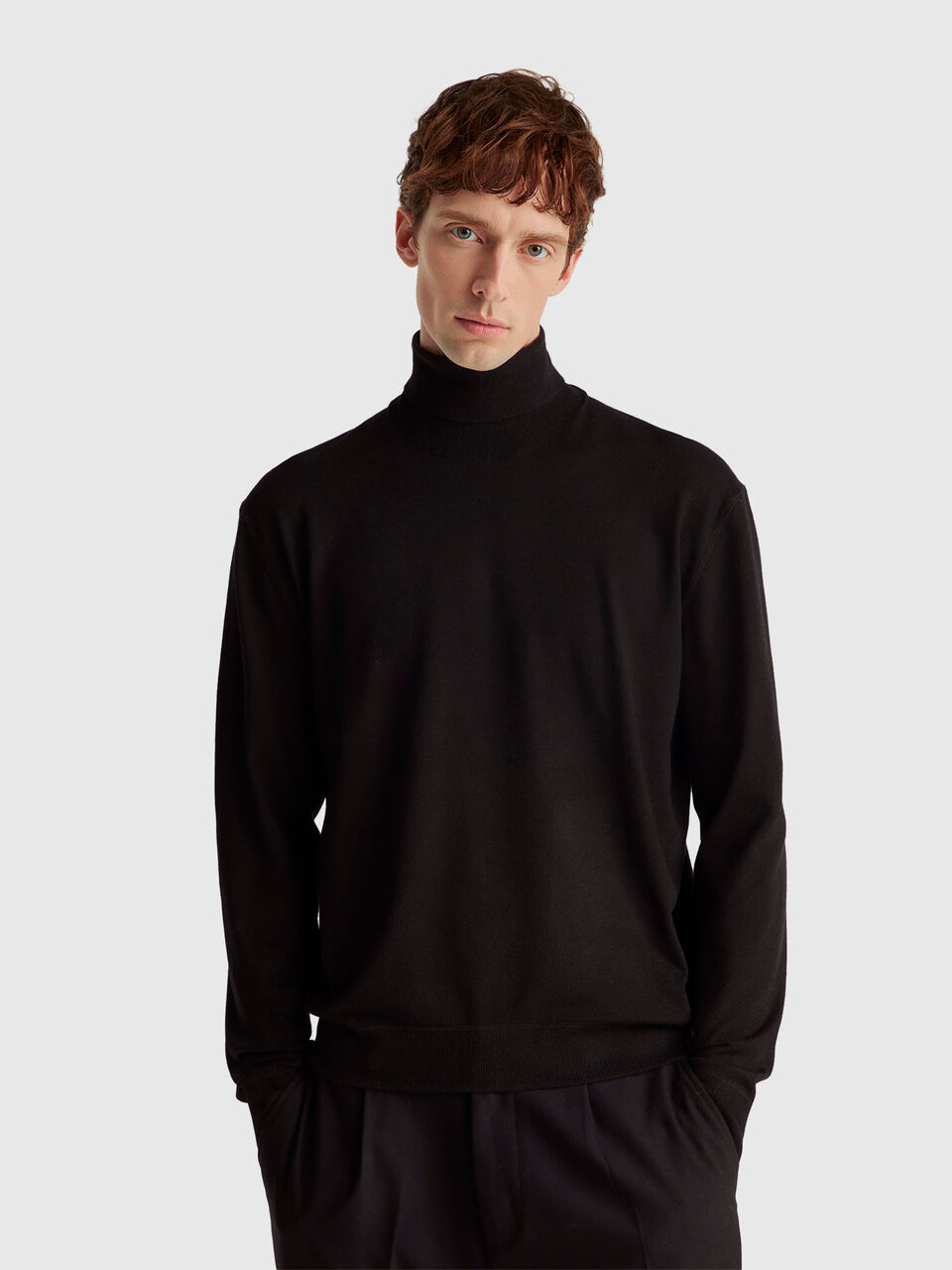 TURTLE NECK SWEATER Men image number null