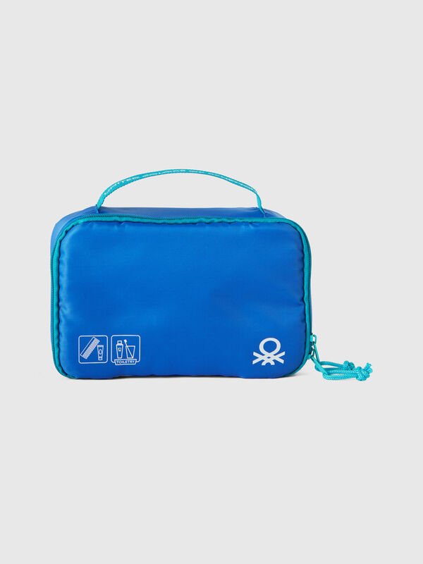 Τσάντα ταξιδιού μπλε με γάντζο