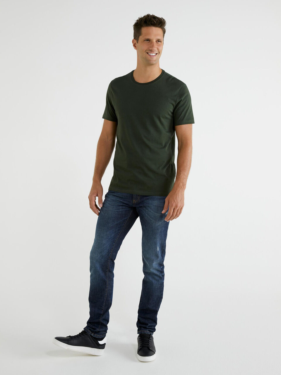 Τζιν straight leg από βαμβακερό stretch Ανδρικά image number null