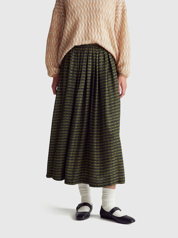 Φούστα με τύπωμα με σχέδιο Γυναικεία