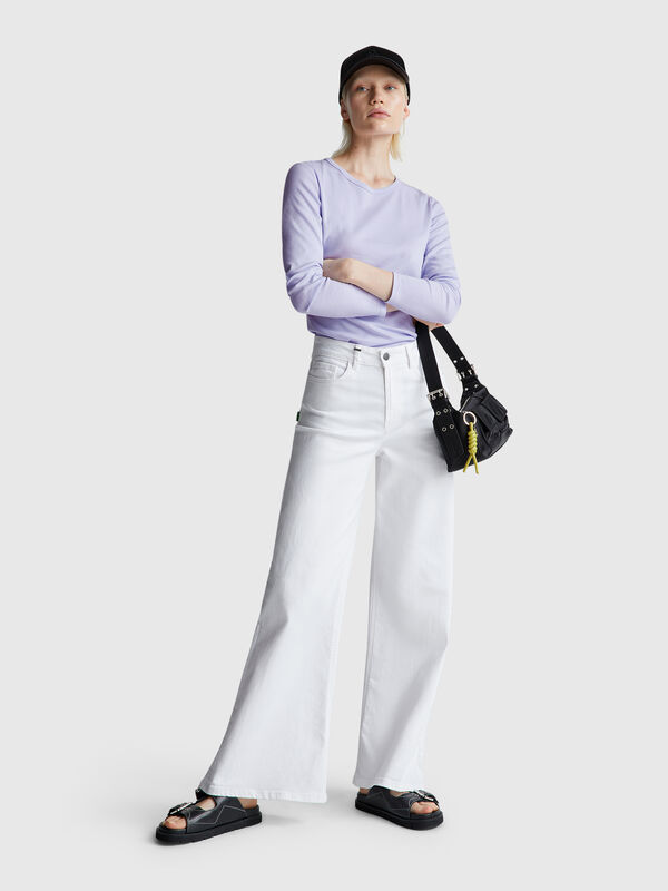 Μπλούζα μακρυμάνικη από 100% βαμβάκι Γυναικεία