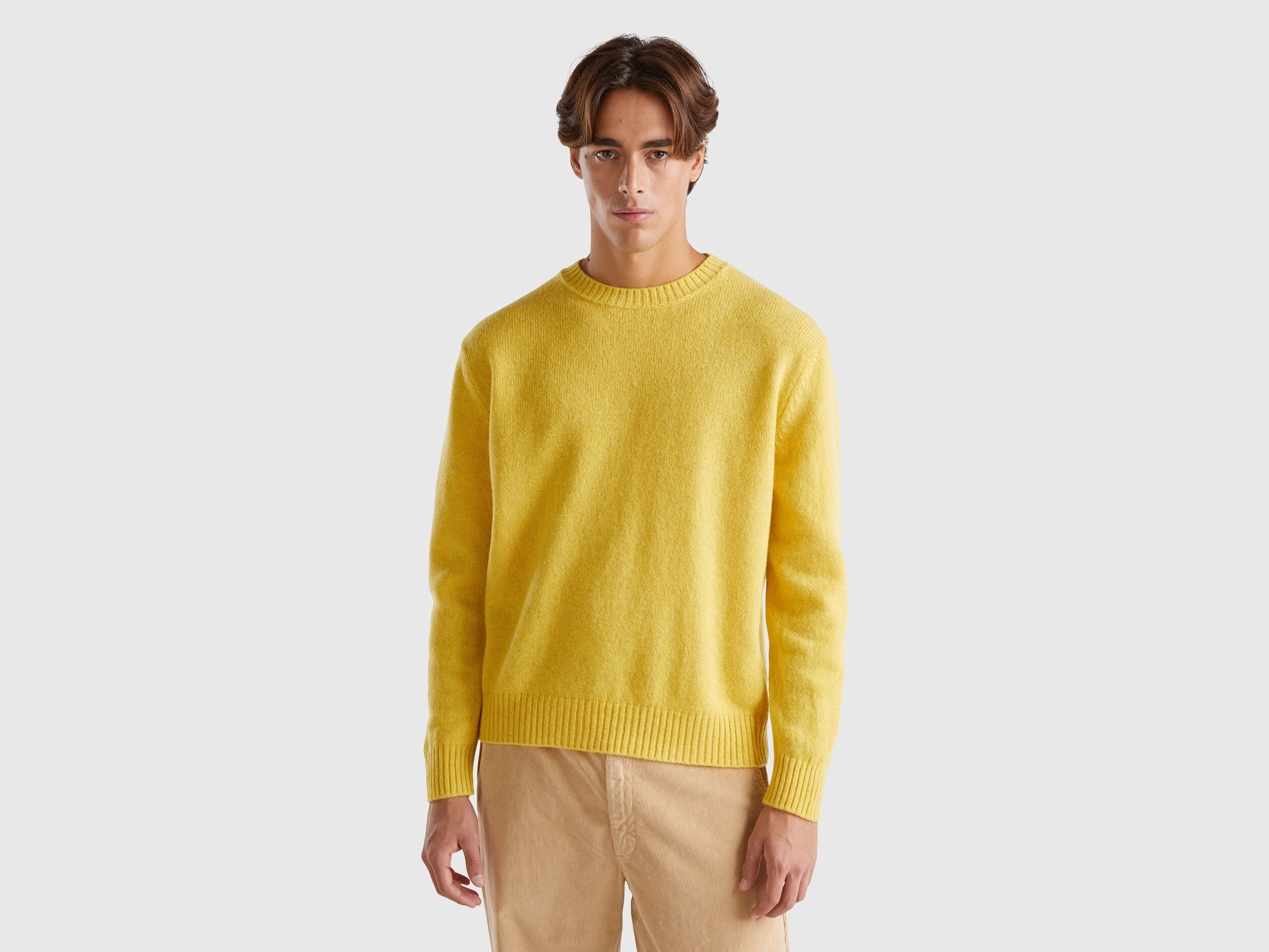 Shetland Wool Iconic Knitwear Men 2024 Benetton