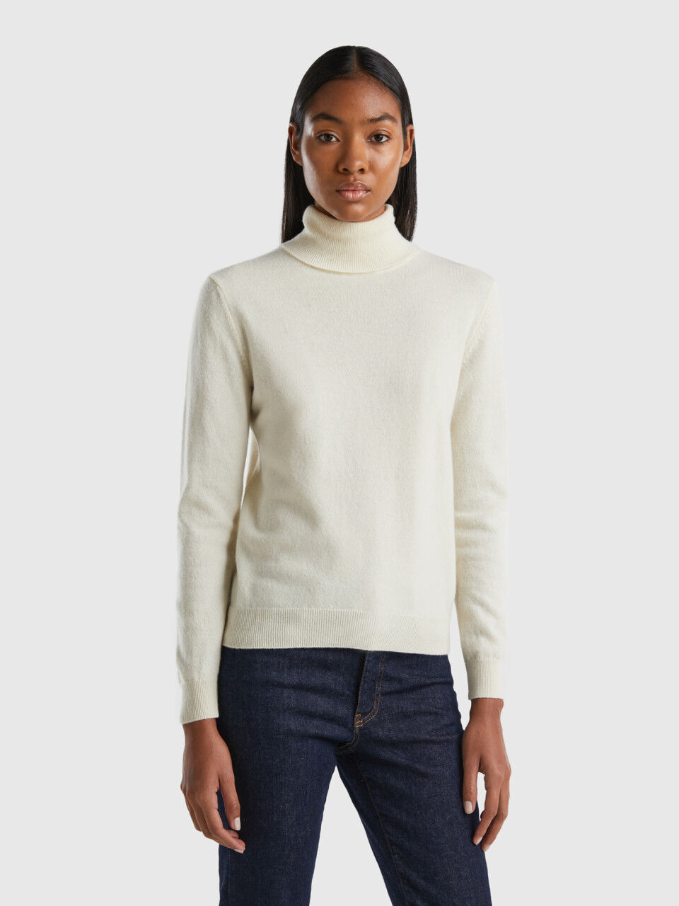 Cream merino store wool sweater