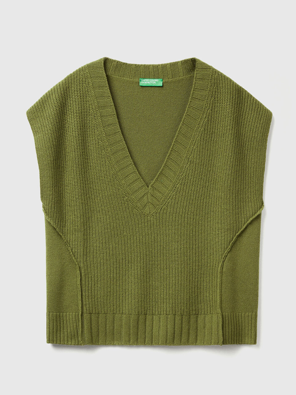 S/L V NECK SWEATER Women image number null