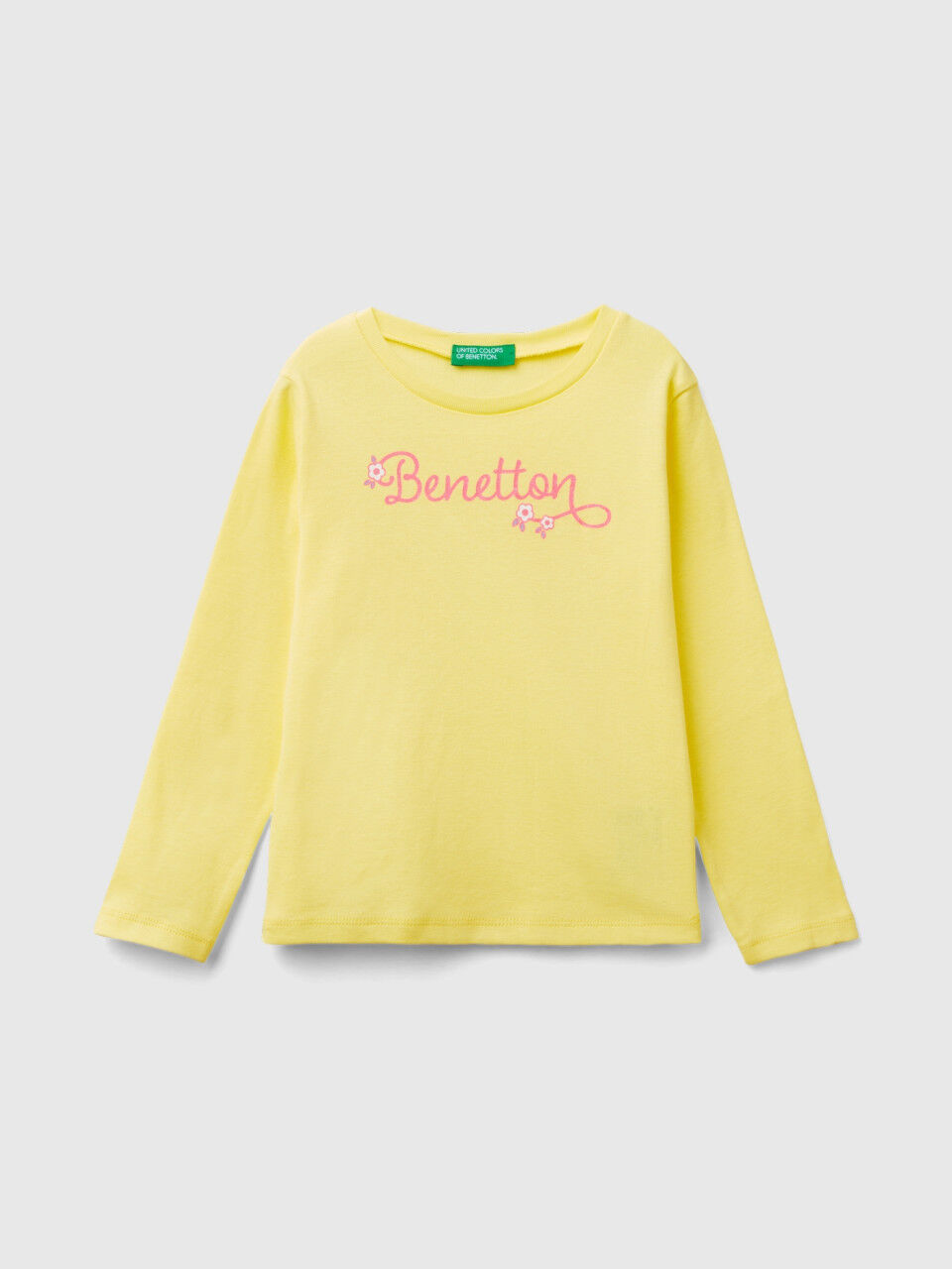 Girls yellow long store sleeve t shirt