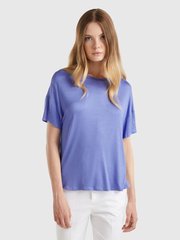 T-shirt in sustainable stretch viscose Women