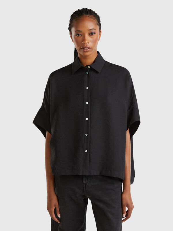 Oversized shirt in Modal® blend Women