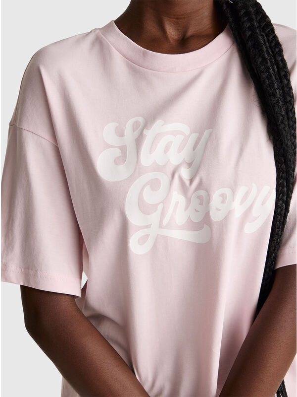 Μπλούζα με τύπωμα με σλόγκαν Γυναικεία