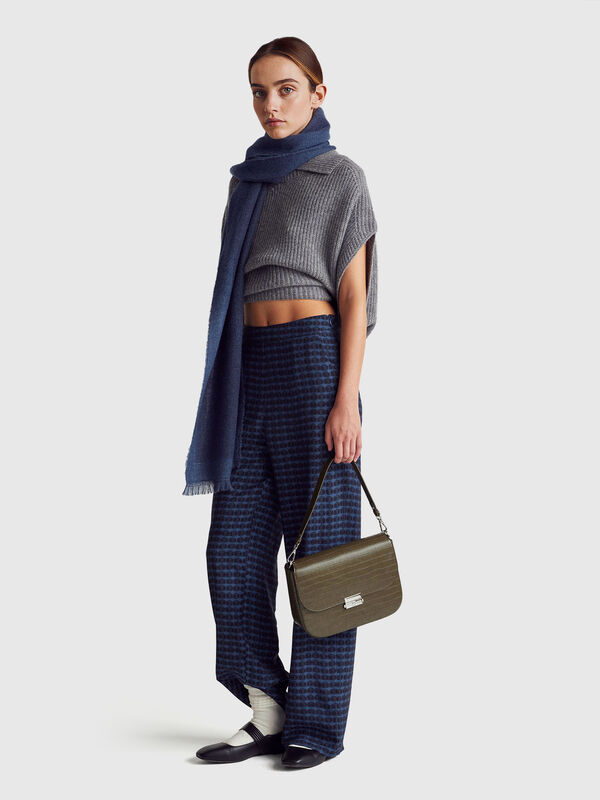 Παντελόνι ίσιο με τύπωμα με σχέδιο Γυναικεία