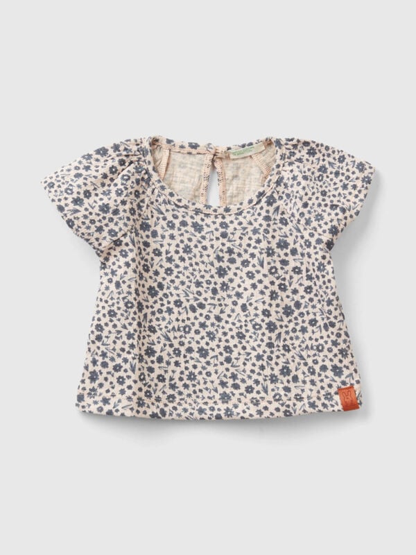 T-shirt with floral print New Born (0-18 months)