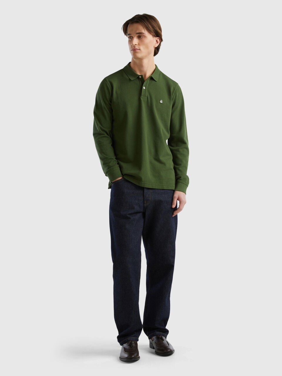 Polo benetton top manica lunga