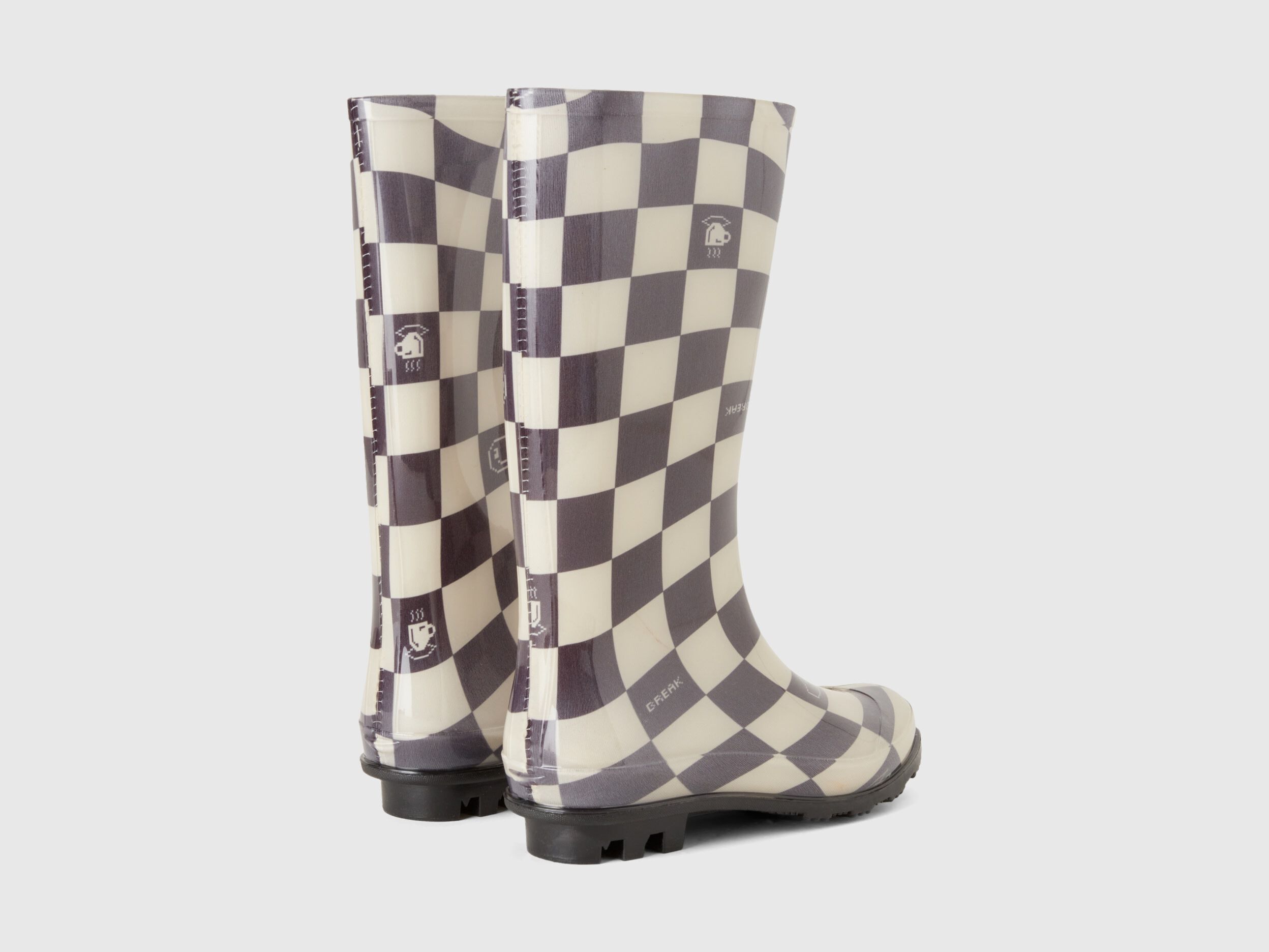 Womens patterned rain boots discount