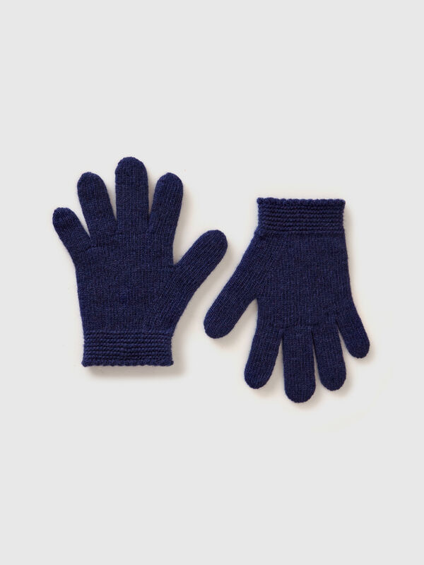Γάντια από ανάμεικτο ελαστικό μάλλινο Αγόρι