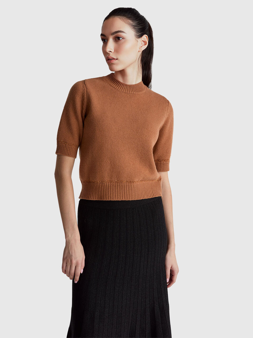 TURTLE NECK SWEATER Women image number null