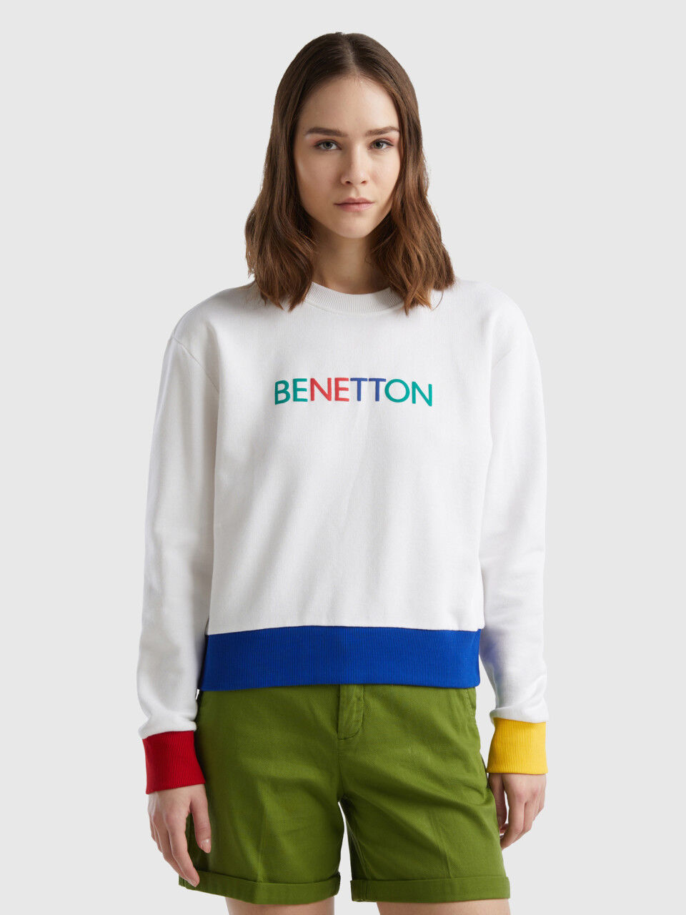 Benetton felpe donna online