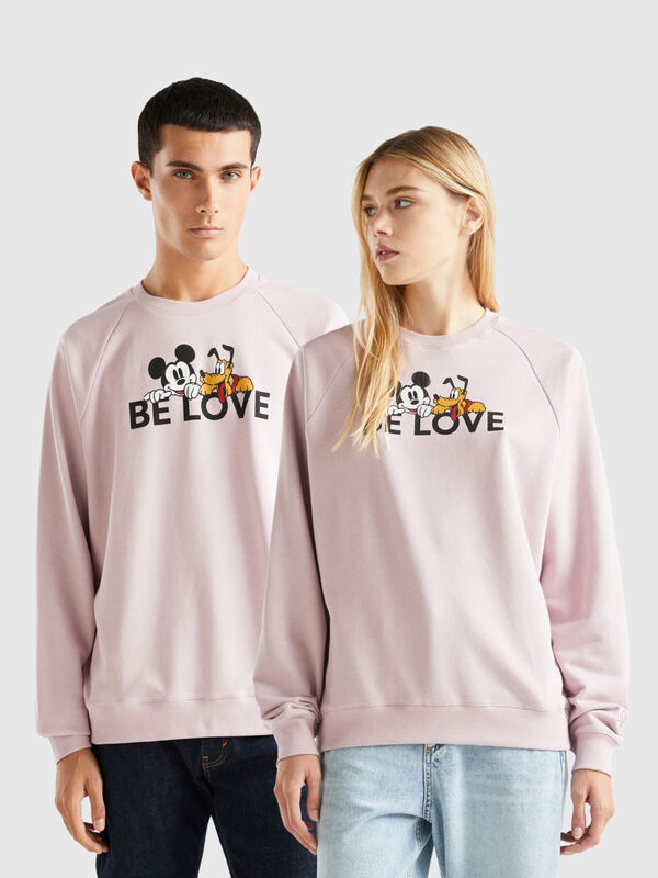 Pink Mickey Mouse & Pluto sweatshirt