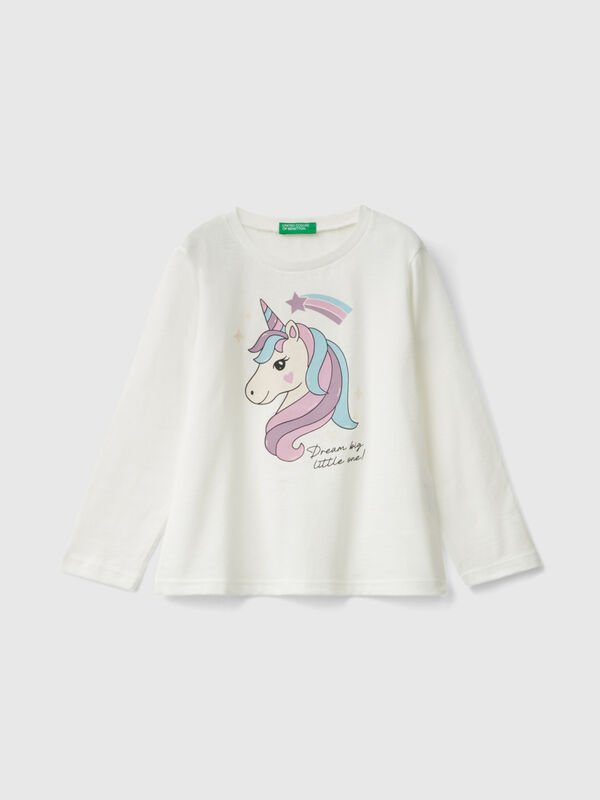 Regular fit t-shirt with print Junior Girl